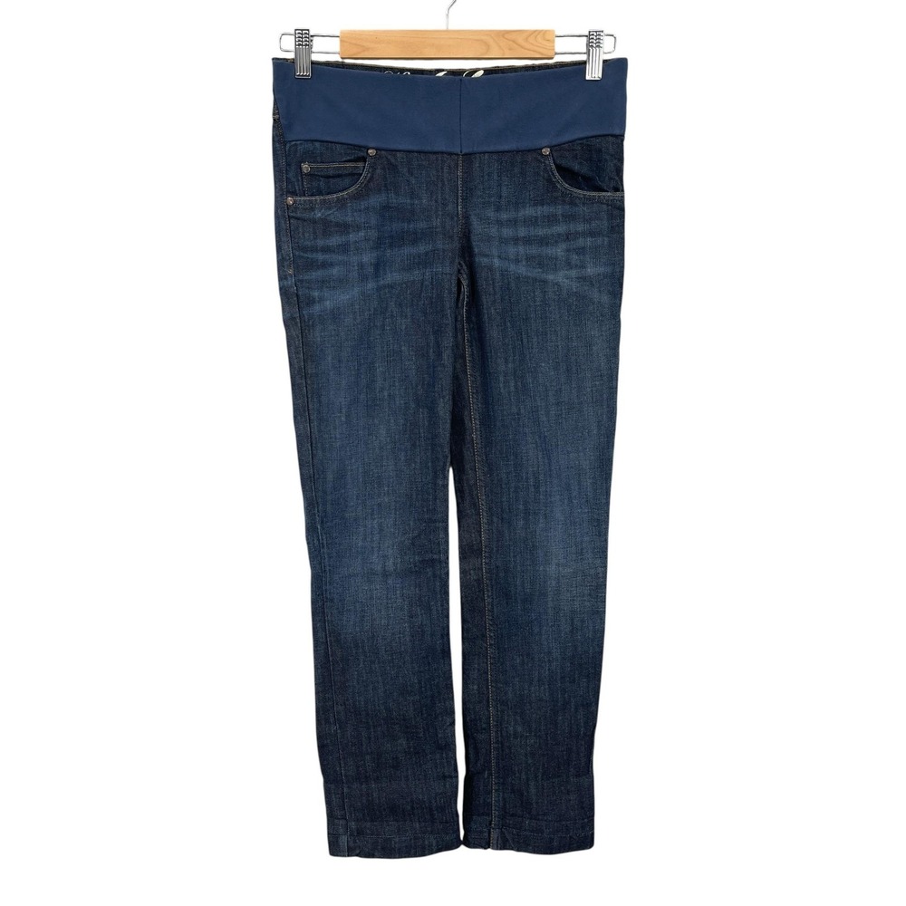 Juicy Couture The Kate Jeans Women Size 25 Blue Dark Wash Denim Maternity USA